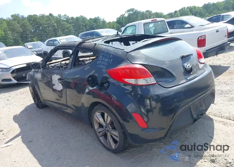 2013 Hyundai Veloster Base W/Gray из США, поврежденный, VIN KMHTC6AD4DU093401